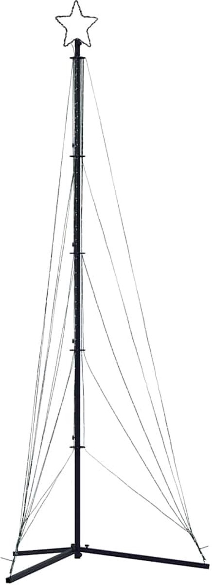 vidaXL LED-kerstboom 525 LEDs 302 cm warm wit