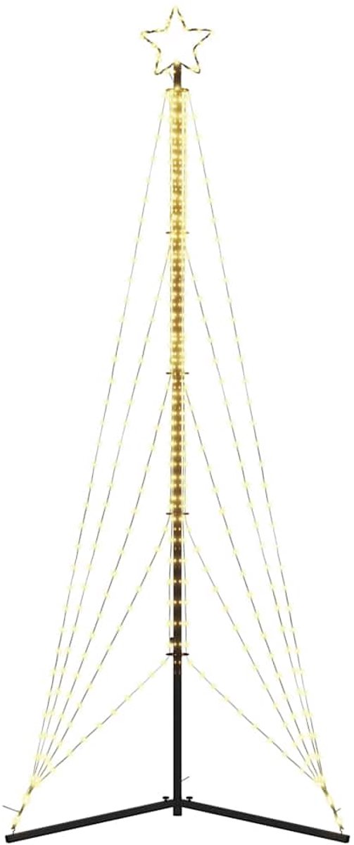 vidaXL LED-kerstboom 525 LEDs 302 cm warm wit