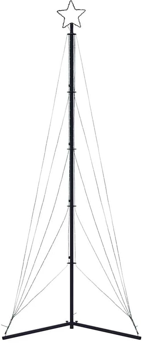 vidaXL LED-kerstboom 525 LEDs 302 cm warm wit