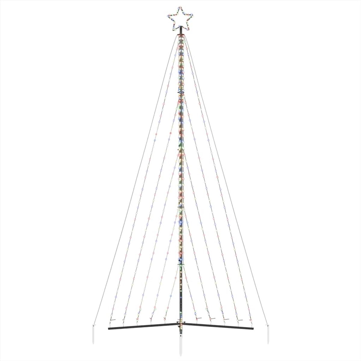 vidaXL LED-kerstboom 570 LEDs 399 cm