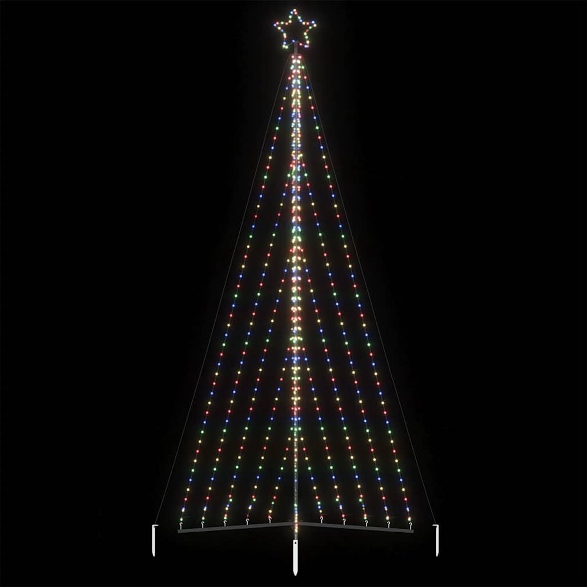 vidaXL LED-kerstboom 570 LEDs 399 cm