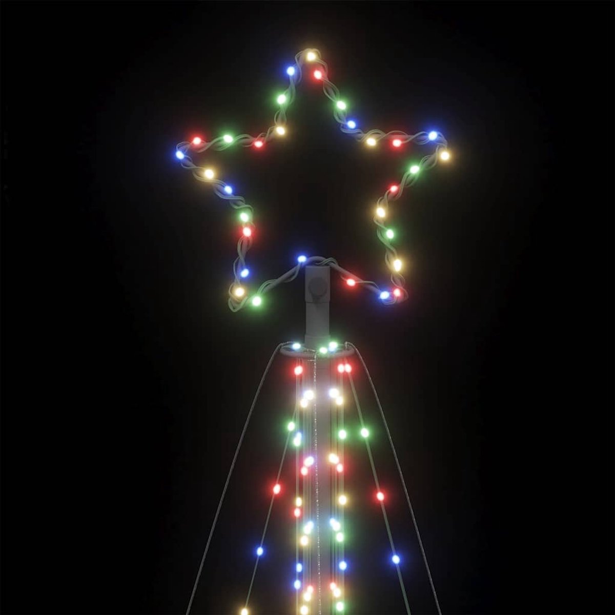 vidaXL LED-kerstboom 570 LEDs 399 cm