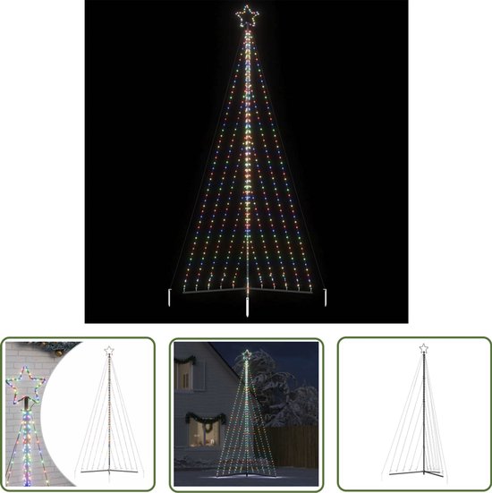 vidaXL LED-kerstboom 570 LEDs 399 cm