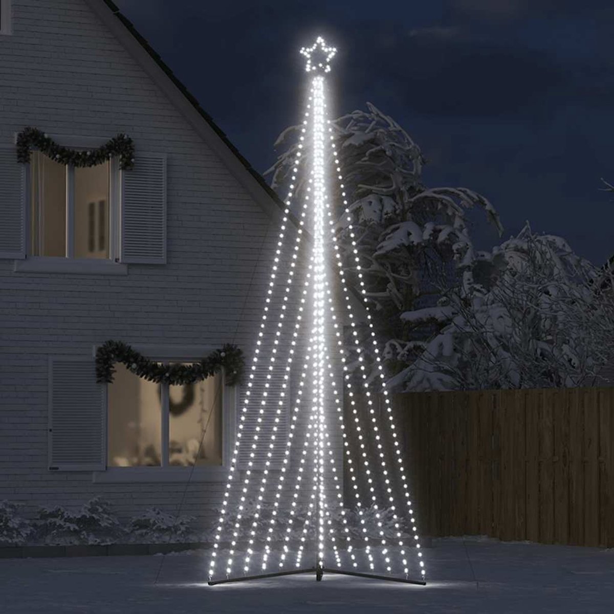 vidaXL LED-kerstboom 789 LEDs 476 cm