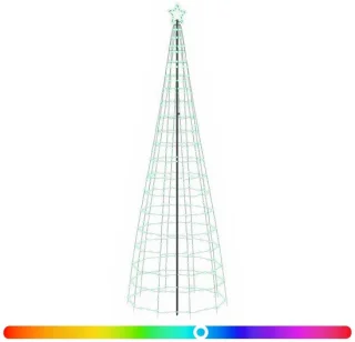 vidaXL led-kerstboom met 390 led's