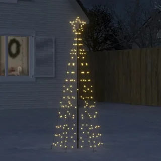 vidaXL led-kerstboom met spikes 180 cm