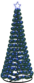 vidaXL led-tinselkerstboom EKENAS - 180 cm