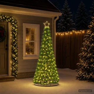 vidaXL led-tinselkerstboom Ekenäs 180 cm