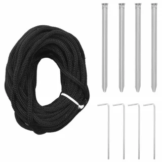 vidaXL Led-tinselkerstboom EKENAS 400 cm