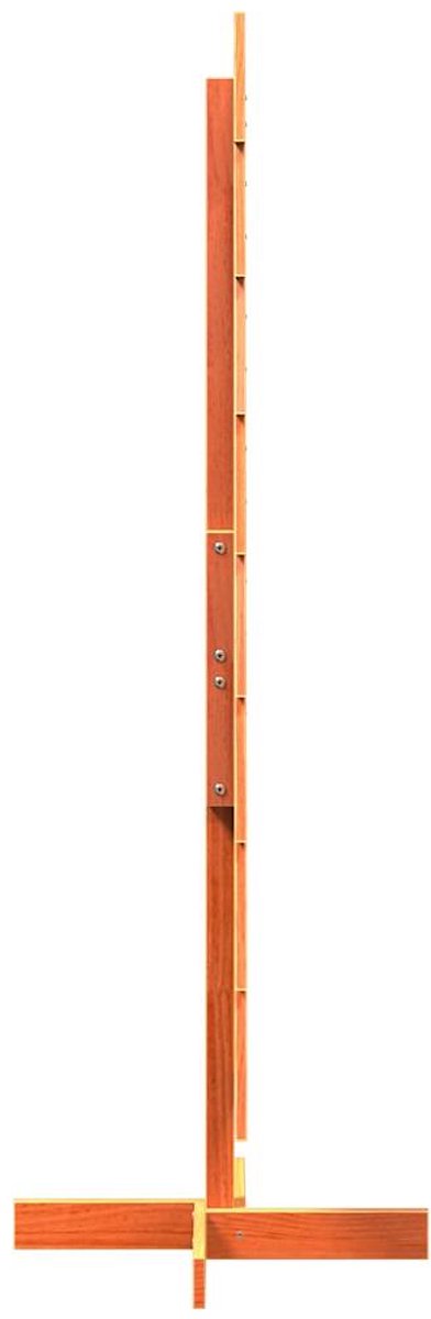 vidaXL massief grenen kerstboom 150 cm wasbruin
