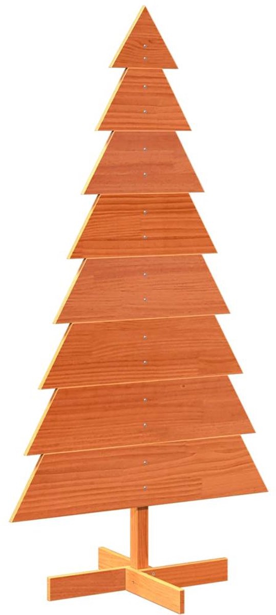 vidaXL massief grenen kerstboom 150 cm wasbruin