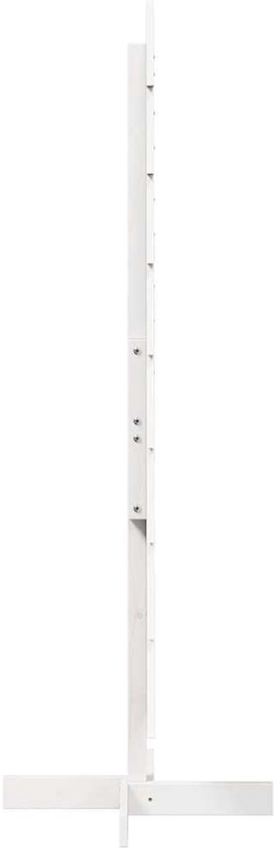 vidaXL Massief Grenenhouten Kerstboom 150 cm Wit