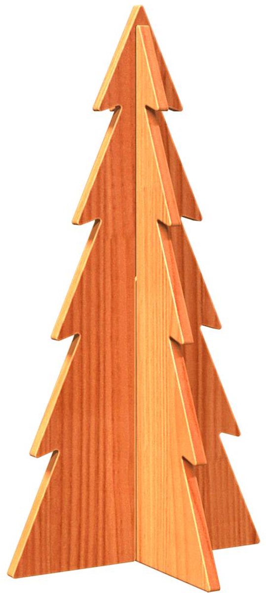 vidaXL Massief Grenenhouten Kerstboom 59,5 cm Wasbruin
