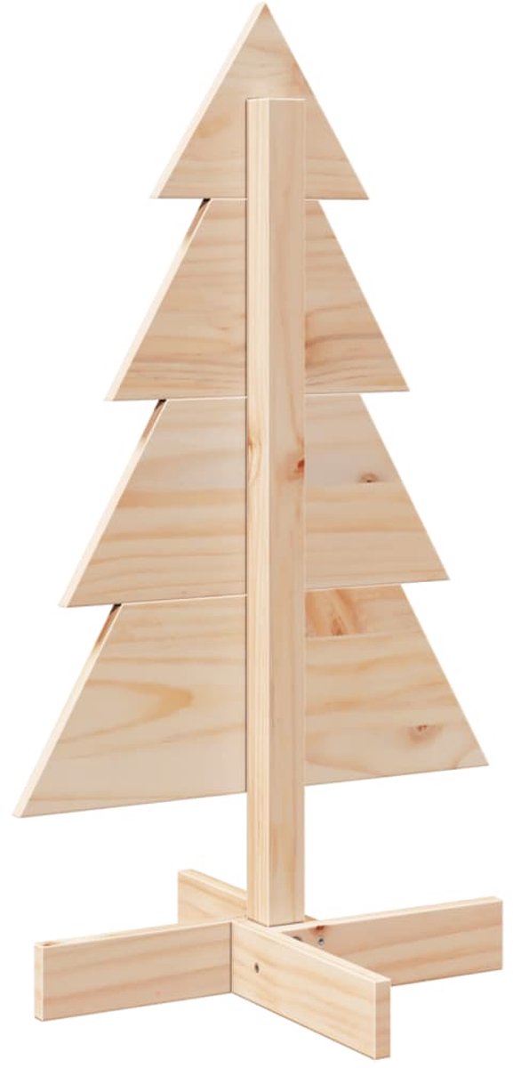 vidaXL Massief Grenenhouten Kerstboom 80 cm
