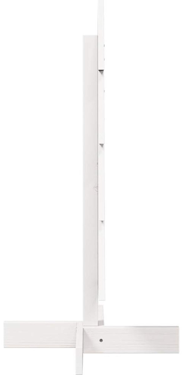 vidaXL Massief Grenenhouten Kerstboom 80 cm Wit
