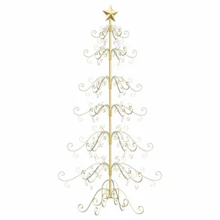 vidaXL metalen kerstboom goud 180 cm