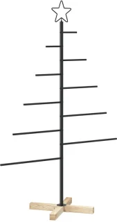 vidaXL metalen kerstboom KUOPIO 125 cm met standaard