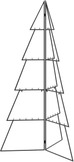 vidaXL metalen kerstboom KUOPIO 140 cm