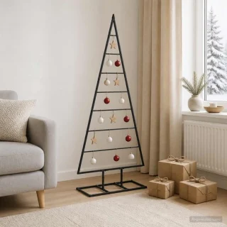 vidaXL metalen kerstboom Kuopio 150 cm zwart