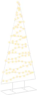 vidaXL metalen kerstboom KUOPIO 210 cm wit
