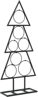 vidaXL metalen kerstboom KUOPIO 60 cm staal zwart