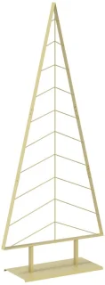 vidaXL metalen kerstboom Kuopio met standaard 210 cm staal goud