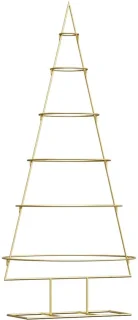 vidaXL metalen kerstboom met standaard goud 148 cm