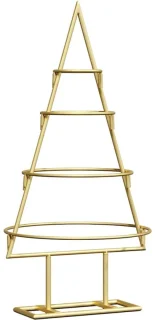 vidaXL metalen kerstboom met standaard goud 60 cm