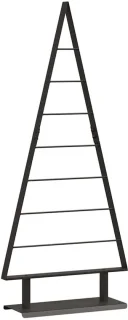 vidaXL metalen kerstboom zwart 125,5 cm staal