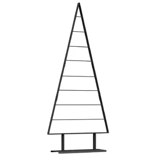 vidaXL metalen kerstboom zwart 180 cm staal