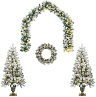 vidaXL mini-kerstbomenset 120 cm