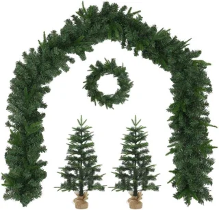 vidaXL mini-kerstbomenset 45 cm