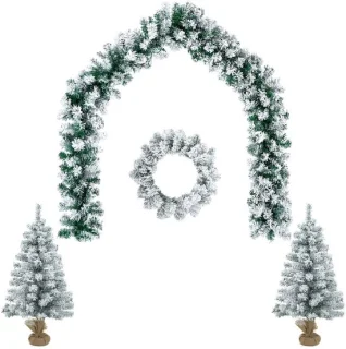 vidaXL mini-kerstbomenset 60 cm