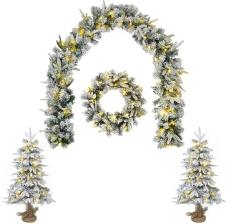 vidaXL mini-kerstbomenset 60 cm