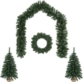 vidaXL mini-kerstbomenset 60 cm