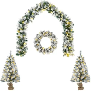 vidaXL mini-kerstbomenset 60 cm