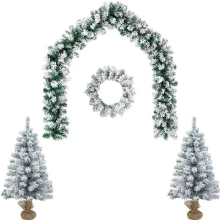 vidaXL mini-kerstbomenset 90 cm