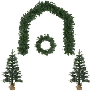 vidaXL mini-kerstbomenset 90 cm