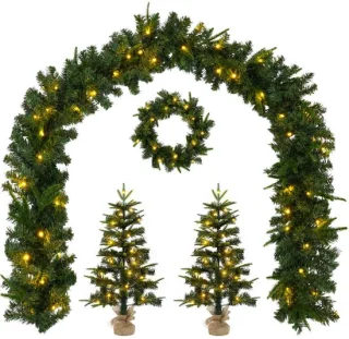 vidaXL mini-kerstboomset – 45 cm
