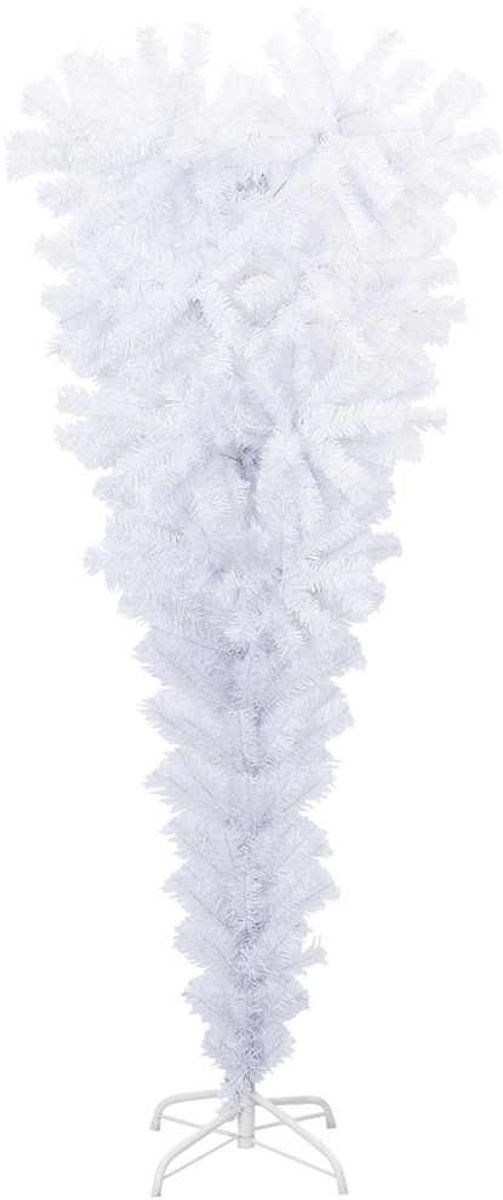 vidaXL Omgekeerde Kerstboom wit 150 cm