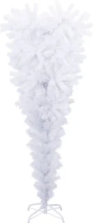 vidaXL Omgekeerde kunstkerstboom 120 cm wit