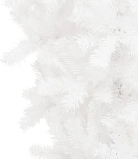 vidaXL Omgekeerde kunstkerstboom 120 cm wit