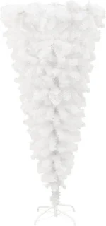 vidaXL Omgekeerde kunstkerstboom 120 cm wit