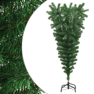 vidaXL Omgekeerde kunstkerstboom 150 cm groen