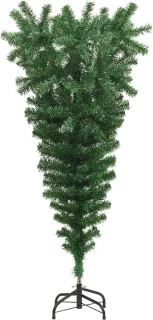 vidaXL Omgekeerde kunstkerstboom 150 cm groen