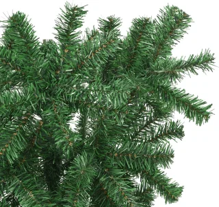 vidaXL Omgekeerde kunstkerstboom 150 cm groen