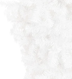 vidaXL Omgekeerde kunstkerstboom 210 cm wit