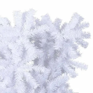 vidaXL Omgekeerde kunstkerstboom 210 cm wit