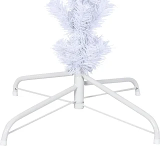 vidaXL Omgekeerde kunstkerstboom 210 cm wit
