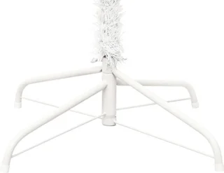 vidaXL Omgekeerde kunstkerstboom 210 cm wit